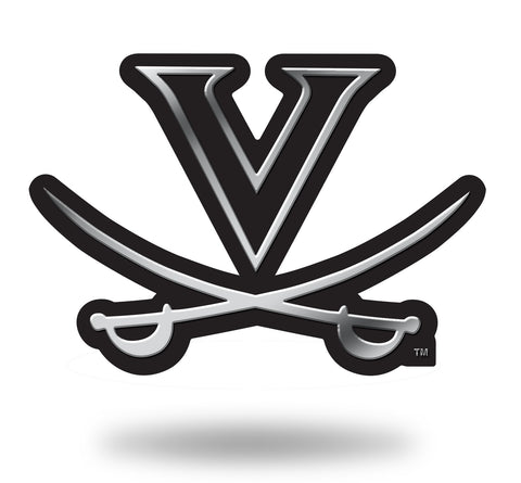Virginia Cavaliers Logo 3D Chrome Auto Emblem NEW!! Truck or Car! Rico NCAA