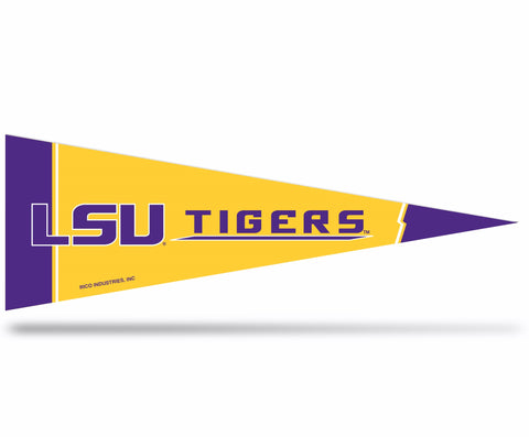 LSU Tigers Middle Man Pennant Felt NEW! Free Shipping 5 x 14 Inches
