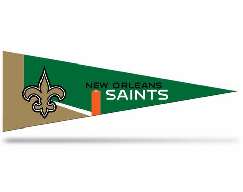 New Orleans Saints Middle Man Pennant Felt NEW! Free Shipping 5 x 14 Inches