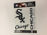Chicago White Sox Set of 3 Decals Stickers Triple Spirit Die Cut