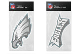 Philadelphia Eagles Magnet Set 2 piece Logo Wordmark NEW NFL Free Shipping!