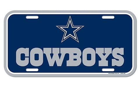 Dallas Cowboys Logo Plastic License Plate NEW!! Free Shipping