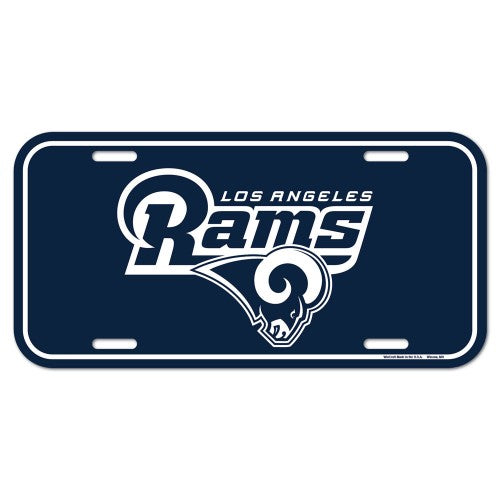 WinCraft Los Angeles Rams Super Bowl LVI Champions Plastic License Plate