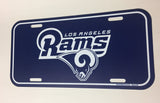 Los Angeles Rams Logo Plastic License Plate NEW!! Free Shipping