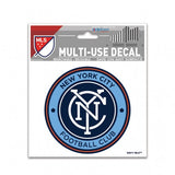 NYC FC 3" x 4" Multi Use Decal Window, Car or Laptop! New York City