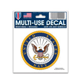 United States Navy 3" x 4" Multi Use Decal Window, Car or Laptop!