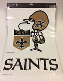 New Orleans Saints Set of 2 Decals Stickers Reusable Multi-Use