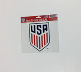 USA Soccer 4" x 5" Multi Use Die Cut Decal Window, Car or Laptop! USWNT USMNT