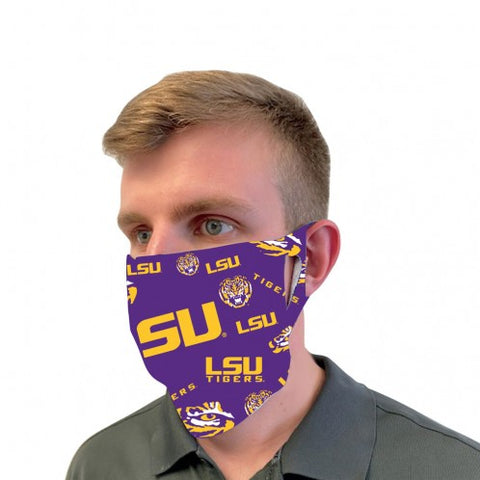LSU Tigers Purple Fan Mask One Size Fits Most NEW!