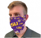 LSU Tigers Fan Masks 3 Pack One Size Fits Most NEW!