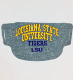 LSU Tigers Gray Fan Mask One Size Fits Most NEW!