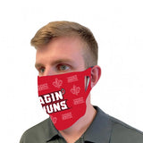 Louisiana Ragin Cajuns Fan Masks 3 Pack One Size Fits Most NEW!