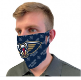 New Orleans Pelicans Blue Fan Mask One Size Fits Most NEW! Wordmark