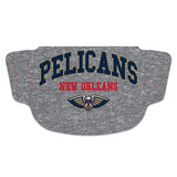 New Orleans Pelicans Gray Fan Mask One Size Fits Most NEW!