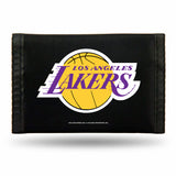 Los Angeles Lakers Nylon Trifold Wallet NEW! NBA
