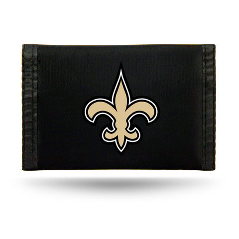 New Orleans Saints Nylon Trifold Wallet NEW! NFL