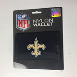 New Orleans Saints Nylon Trifold Wallet NEW! NFL