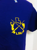 LSU Tigers Purple Shirt Sizes S-2XL The Great Outdoors Fishing Free Shipping