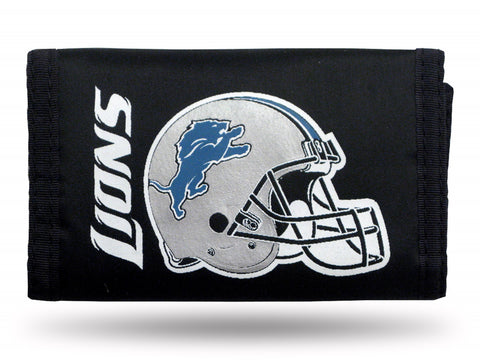 Detroit Lions Nylon Trifold Wallet NEW! NFL