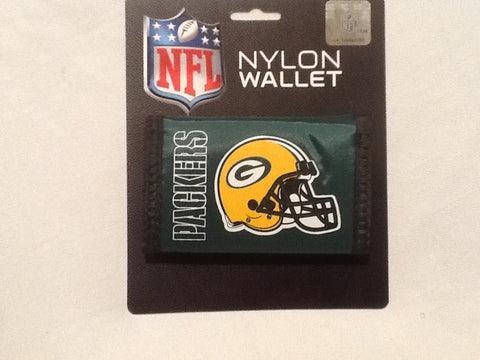 Green Bay Packers Nylon Trifold Wallet NEW! NFL