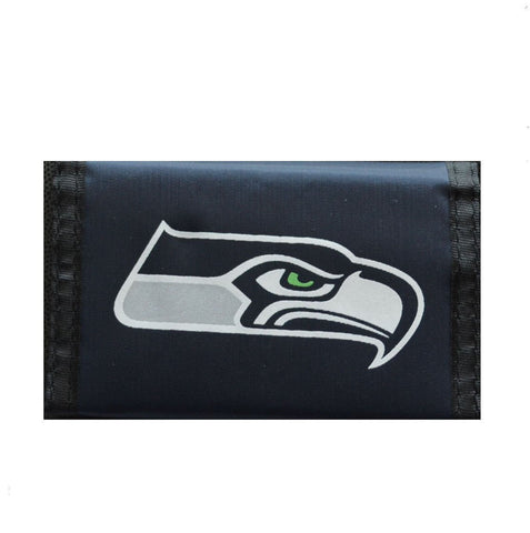 Seattle Seahawks Nylon Trifold Wallet NEW! NFL