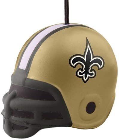 New Orleans Saints Squish Helmet Ornament NEW! Free Shipping Soft