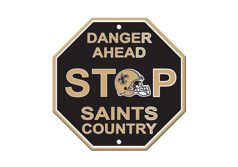 New Orleans Saints Stop Sign NEW! 12"X12" "Saints Country" Man Cave