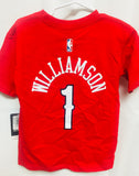 New Orleans Pelicans Zion Williamson #1 Youth Red Shirt Sizes S-XL Free Shipping