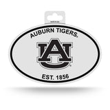 Auburn Tigers Oval Decal Sticker NEW!! 3 x 5 Inches Free Shipping Black & White