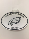 Philadelphia Eagles Oval Decal Sticker NEW!! 3 x 5 Inches Free Shipping Black & White
