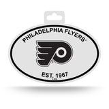 Philadelphia Flyers Oval Decal Sticker NEW!! 3 x 5 Inches Free Shipping Black & White