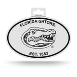 Florida Gators Oval Decal Sticker NEW!! 3 x 5 Inches Free Shipping Black & White