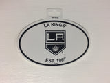 Los Angeles Kings Oval Decal Sticker NEW!! 3 x 5 Inches Free Shipping Black & White