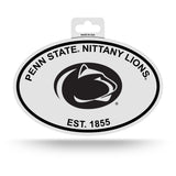 Penn State Nittany Lions Oval Decal Sticker NEW!! 3 x 5 Inches Free Shipping Black & White