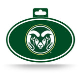 Colorado State Rams Oval Decal Full Color Sticker NEW!! 3 x 5 Inches Free Shipping