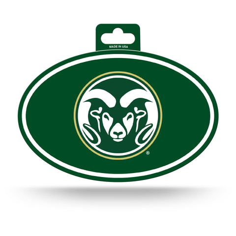 Colorado State Rams Oval Decal Full Color Sticker NEW!! 3 x 5 Inches Free Shipping