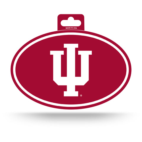 Indiana Hoosiers Oval Decal Full Color Sticker NEW!! 3 x 5 Inches Free Shipping
