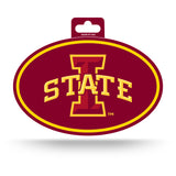 Iowa State Cyclones Oval Decal Full Color Sticker NEW!! 3 x 5 Inches Free Shipping
