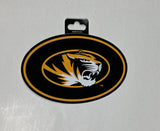 Missouri Tigers Oval Decal Full Color Sticker NEW!! 3 x 5 Inches Free Shipping