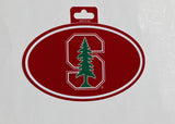 Stanford Cardinal Oval Decal Full Color Sticker NEW!! 3 x 5 Inches Free Shipping