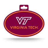 Virginia Tech Hokies Oval Decal Full Color Sticker NEW!! 3 x 5 Inches Free Shipping
