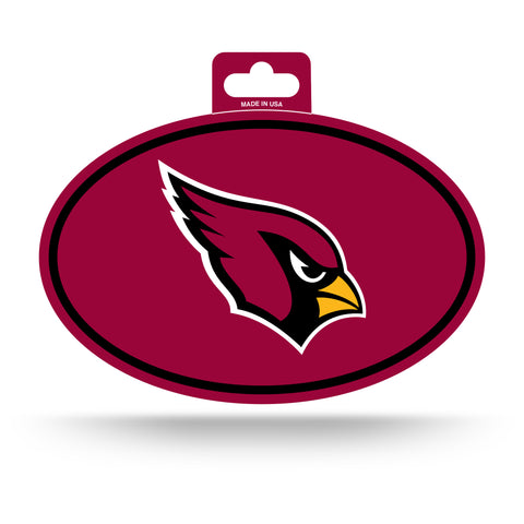 Arizona Cardinals Oval Decal Full Color Sticker NEW!! 3 x 5 Inches Free Shipping