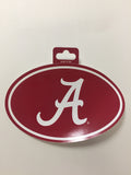 Alabama Crimson Tide Oval Decal Full Color Sticker NEW!! 3 x 5 Inches Free Shipping