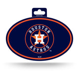 Houston Astros Oval Decal Full Color Sticker NEW!! 3 x 5 Inches Free Shipping