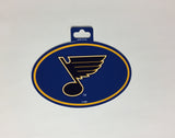 St. Louis Blues Oval Decal Full Color Sticker NEW!! 3 x 5 Inches Free Shipping