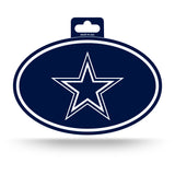 Dallas Cowboys Oval Decal Full Color Sticker NEW!! 3 x 5 Inches Free Shipping