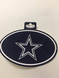 Dallas Cowboys Oval Decal Full Color Sticker NEW!! 3 x 5 Inches Free Shipping