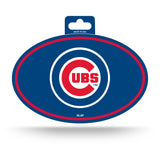 Chicago Cubs Oval Decal Full Color Sticker NEW!! 3 x 5 Inches Free Shipping