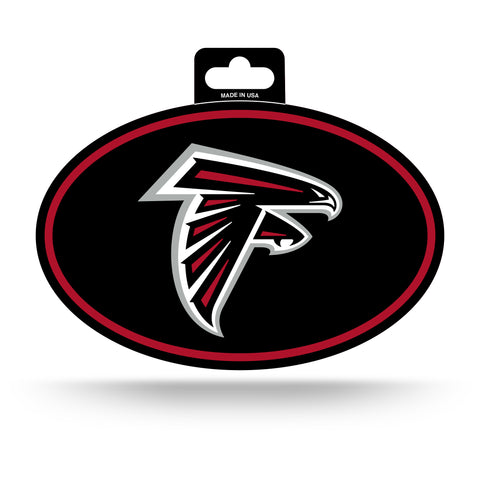 Atlanta Falcons Oval Decal Full Color Sticker NEW!! 3 x 5 Inches Free Shipping