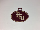 Florida State Seminoles Oval Decal Full Color Sticker NEW!! 3 x 5 Inches Free Shipping